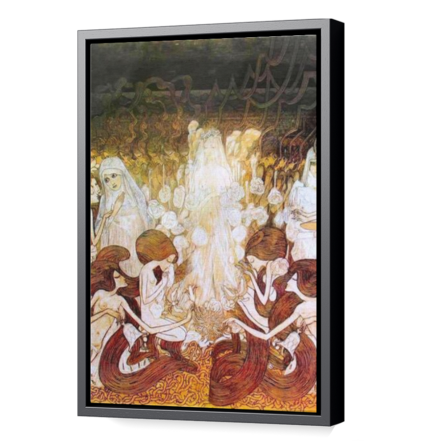 Thumbnail for Canvas - Black Floating Frame