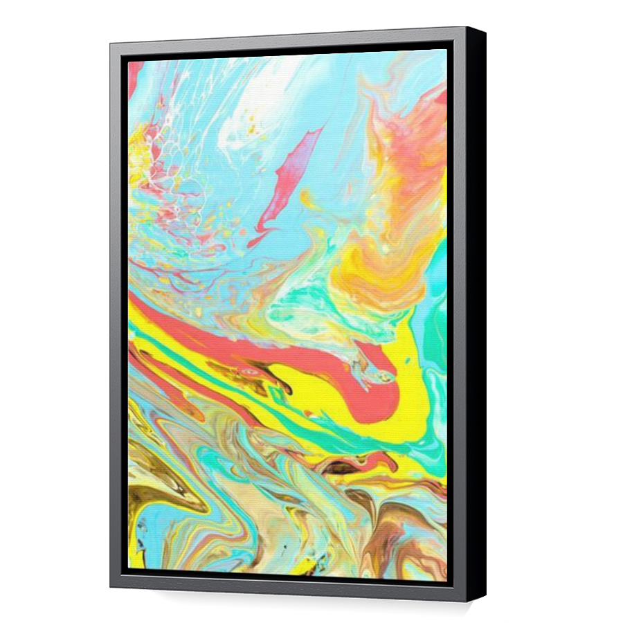 Thumbnail for Canvas - Black Floating Frame