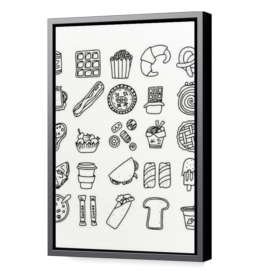 Thumbnail for Canvas - Black Floating Frame