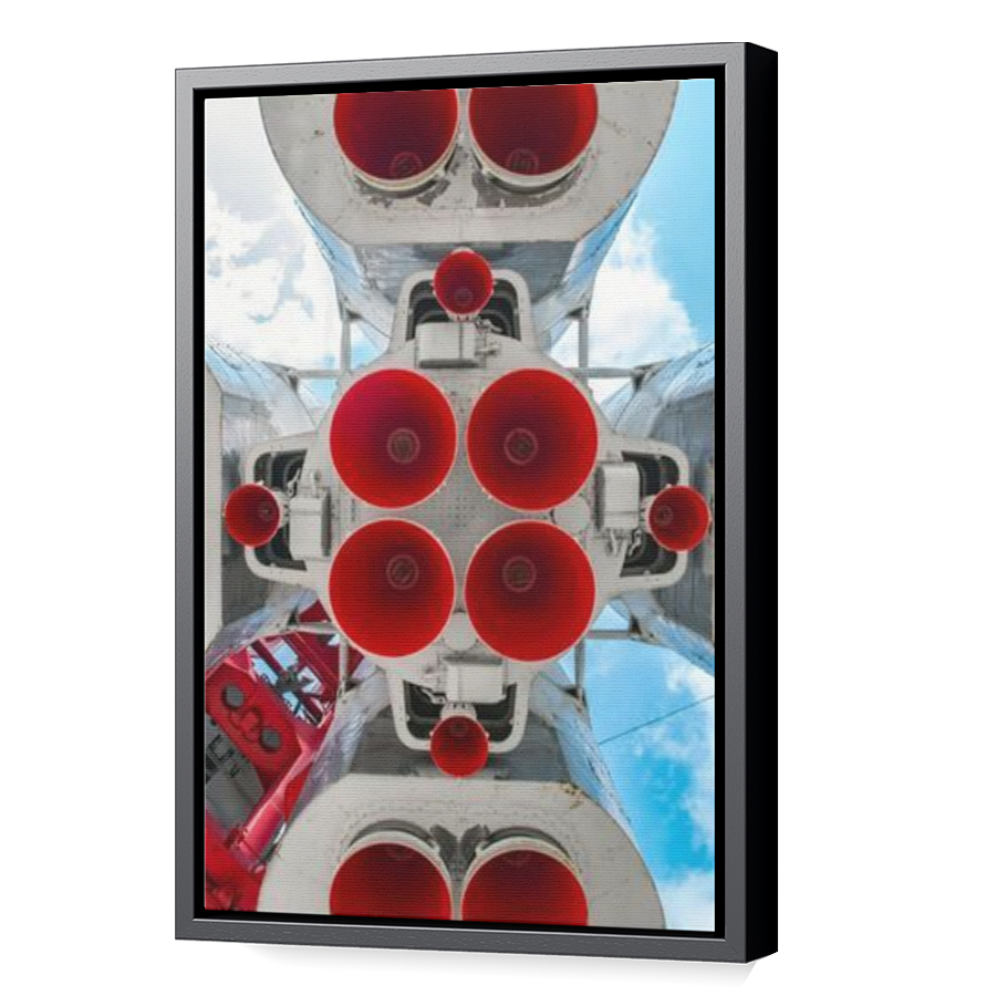 Thumbnail for Canvas - Black Floating Frame