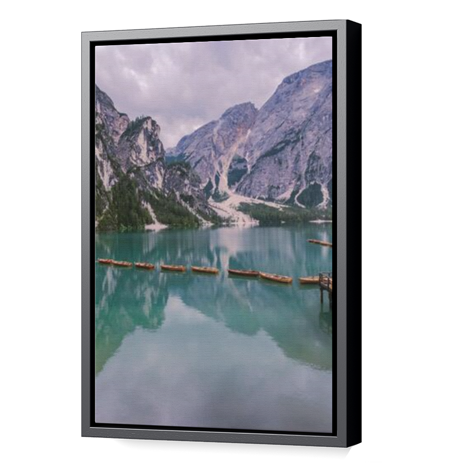 Thumbnail for Canvas - Black Floating Frame