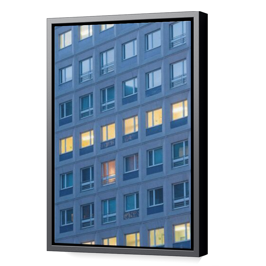 Thumbnail for Canvas - Black Floating Frame