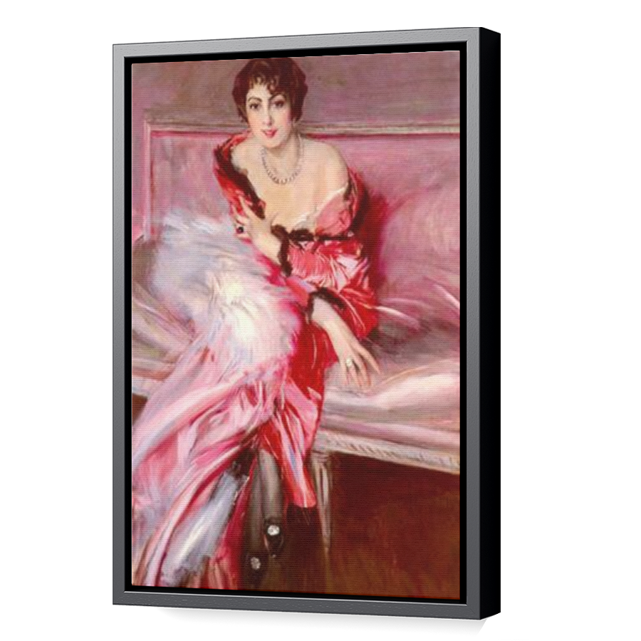 Thumbnail for Canvas - Black Floating Frame