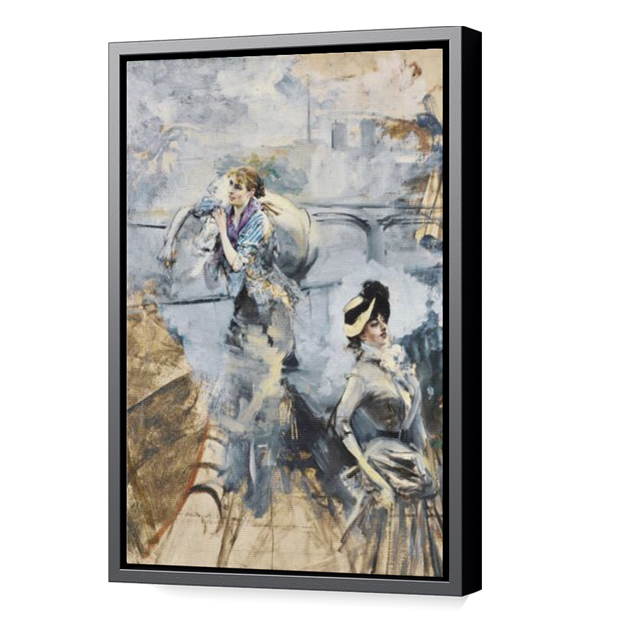 Thumbnail for Canvas - Black Floating Frame