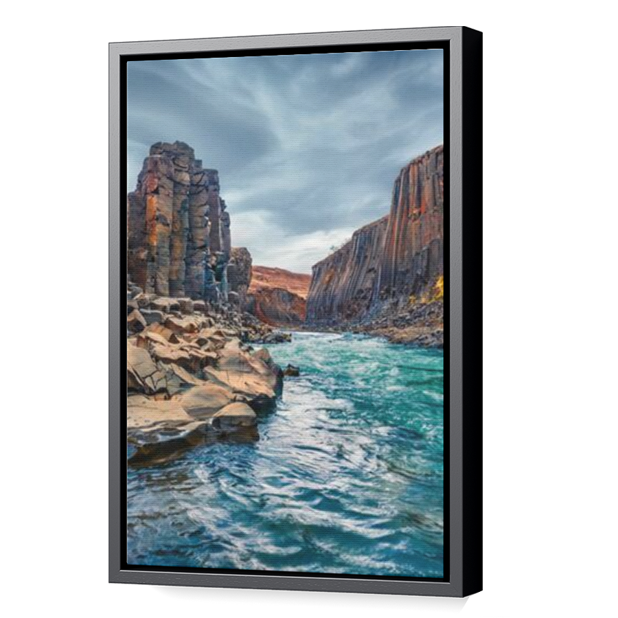 Thumbnail for Canvas - Black Floating Frame