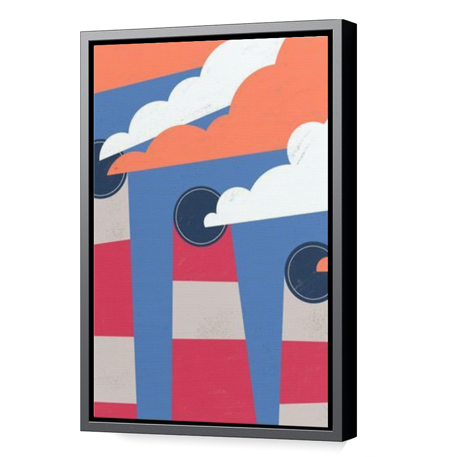 Thumbnail for Canvas - Black Floating Frame