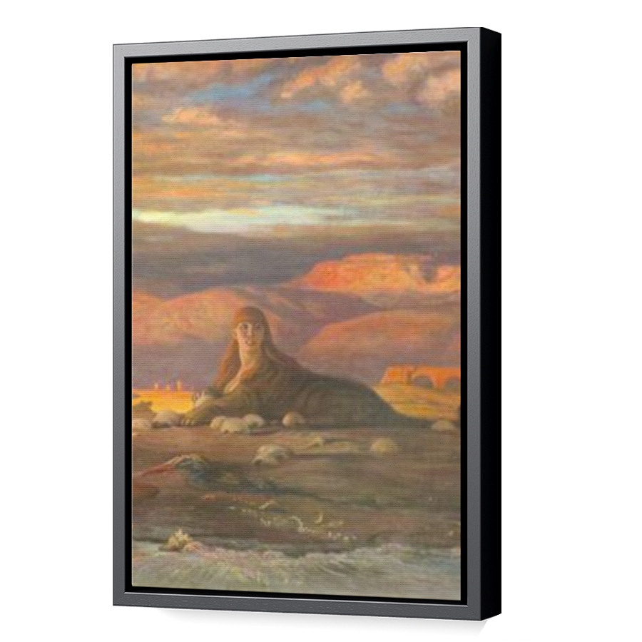 Thumbnail for Canvas - Black Floating Frame