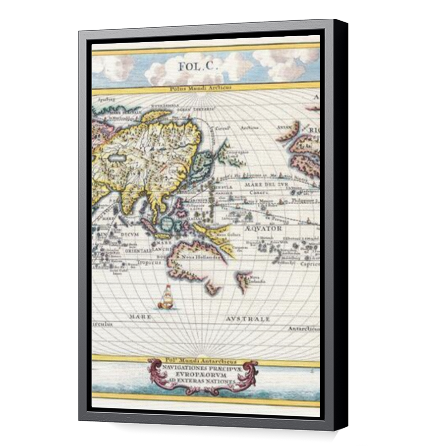 Thumbnail for Canvas - Black Floating Frame