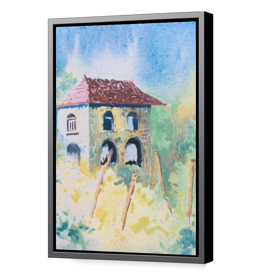 Thumbnail for Canvas - Black Floating Frame