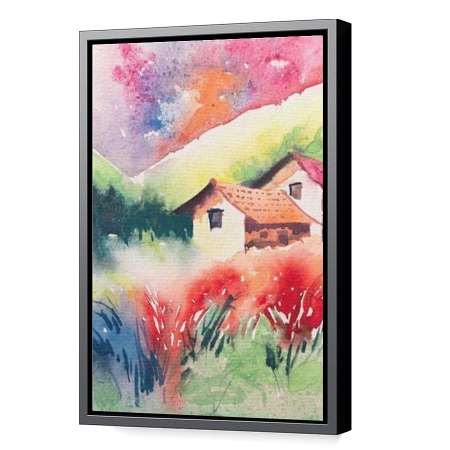 Thumbnail for Canvas - Black Floating Frame