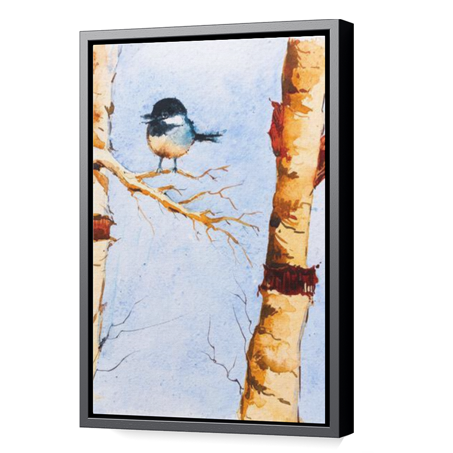 Thumbnail for Canvas - Black Floating Frame