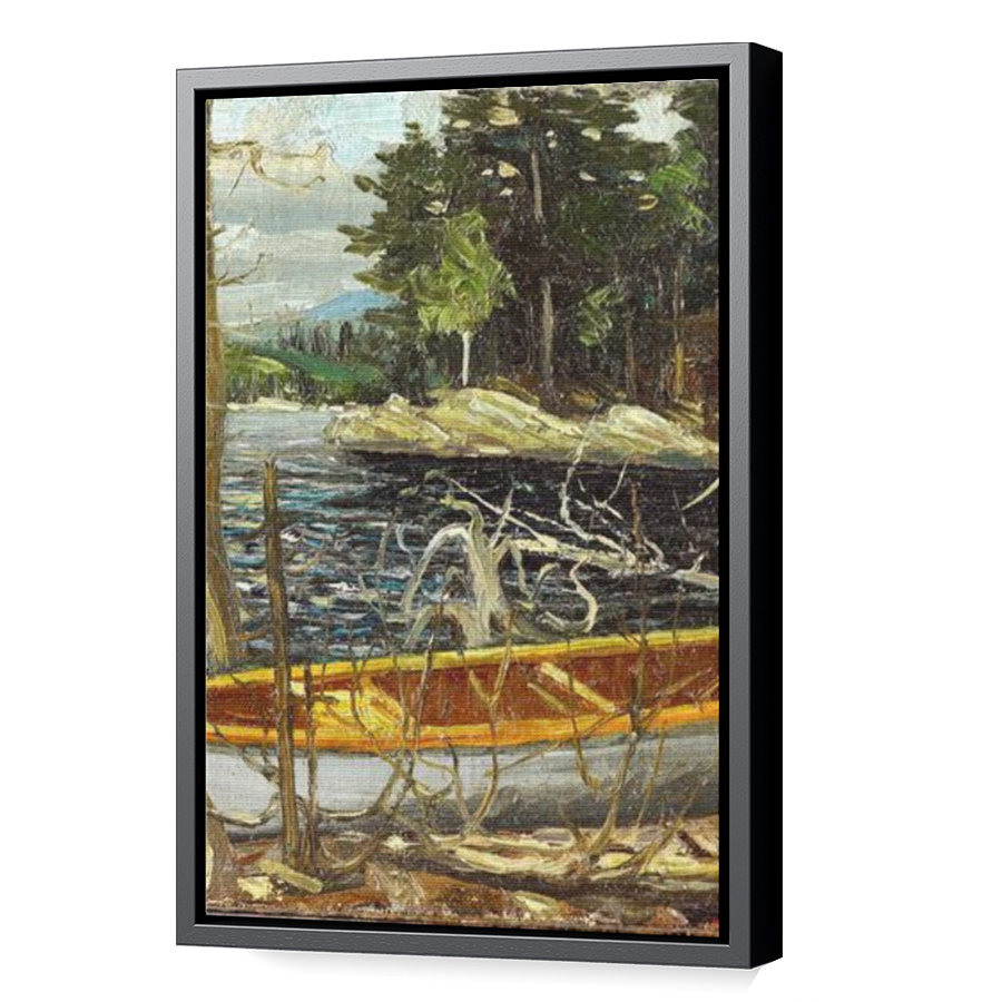 Thumbnail for Canvas - Black Floating Frame