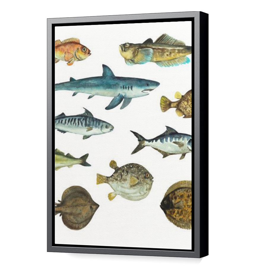 Thumbnail for Canvas - Black Floating Frame