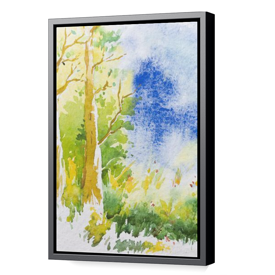 Thumbnail for Canvas - Black Floating Frame