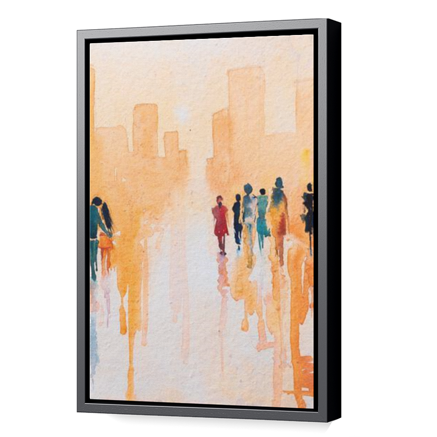 Thumbnail for Canvas - Black Floating Frame