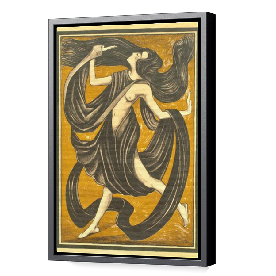 Thumbnail for Canvas - Black Floating Frame