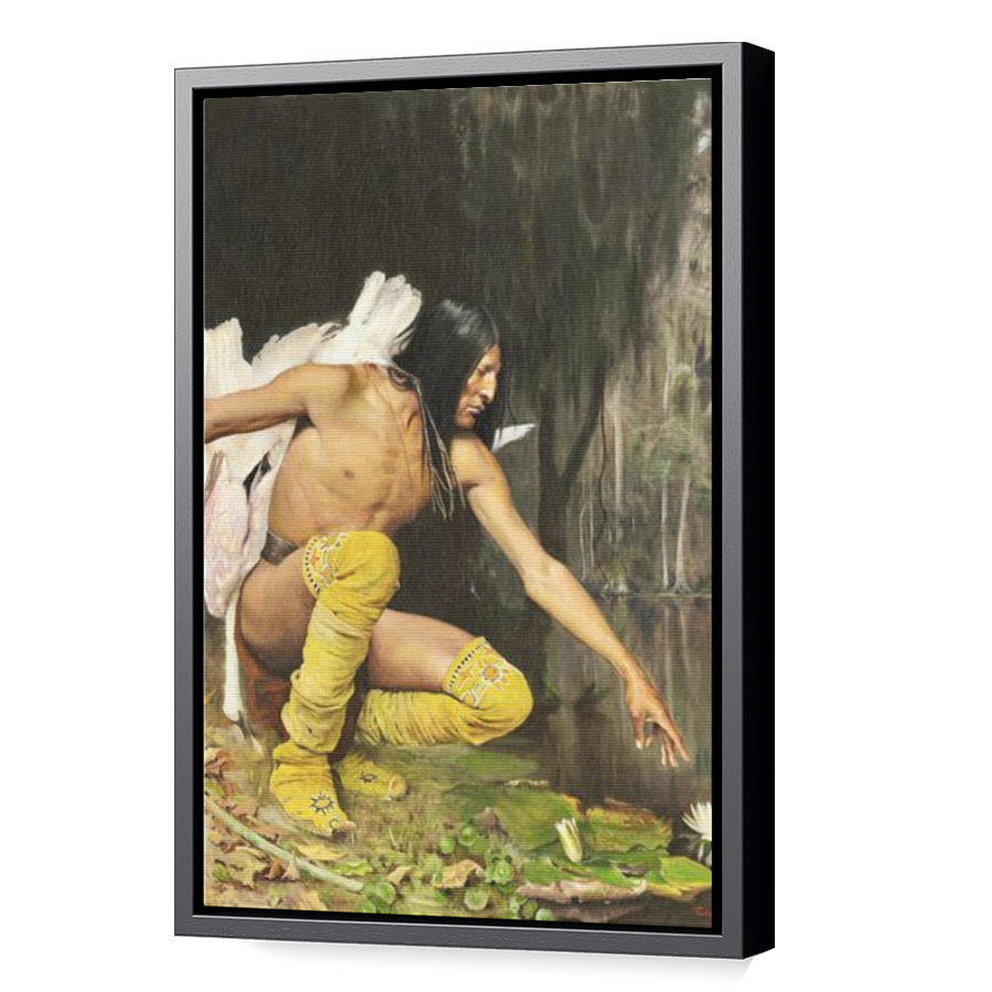 Thumbnail for Canvas - Black Floating Frame