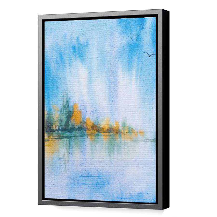 Thumbnail for Canvas - Black Floating Frame