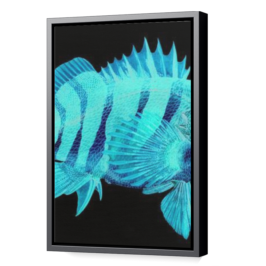Thumbnail for Canvas - Black Floating Frame