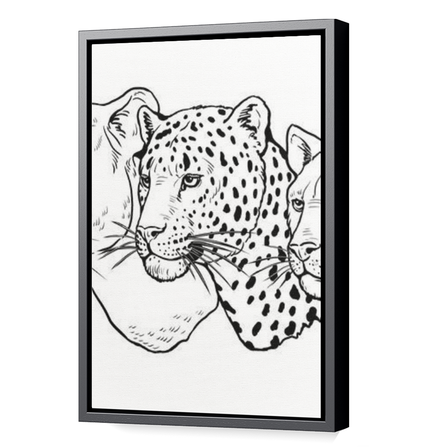Thumbnail for Canvas - Black Floating Frame