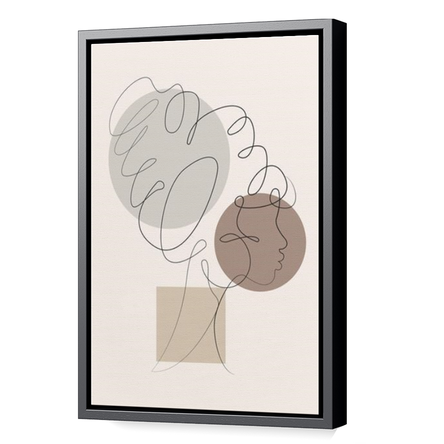 Thumbnail for Canvas - Black Floating Frame