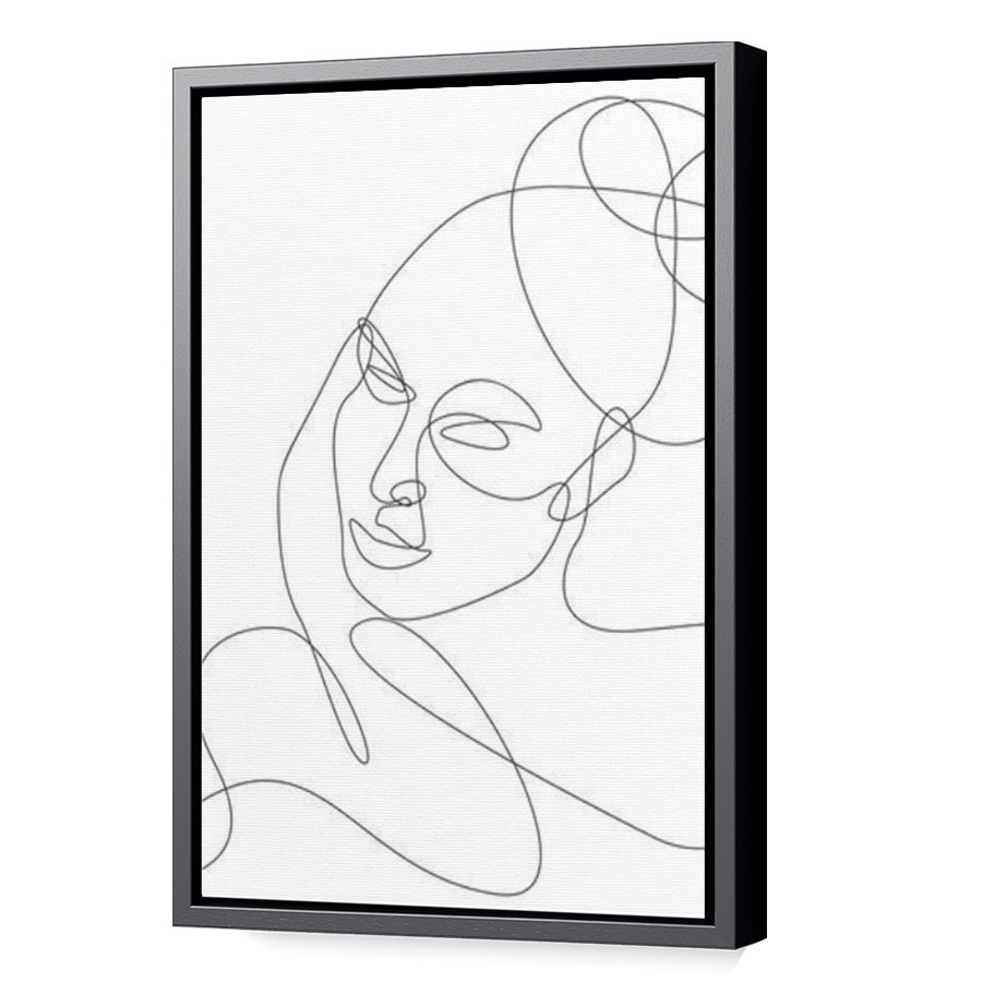 Thumbnail for Canvas - Black Floating Frame