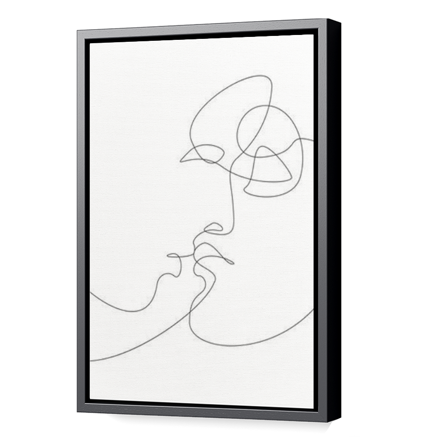 Thumbnail for Canvas - Black Floating Frame