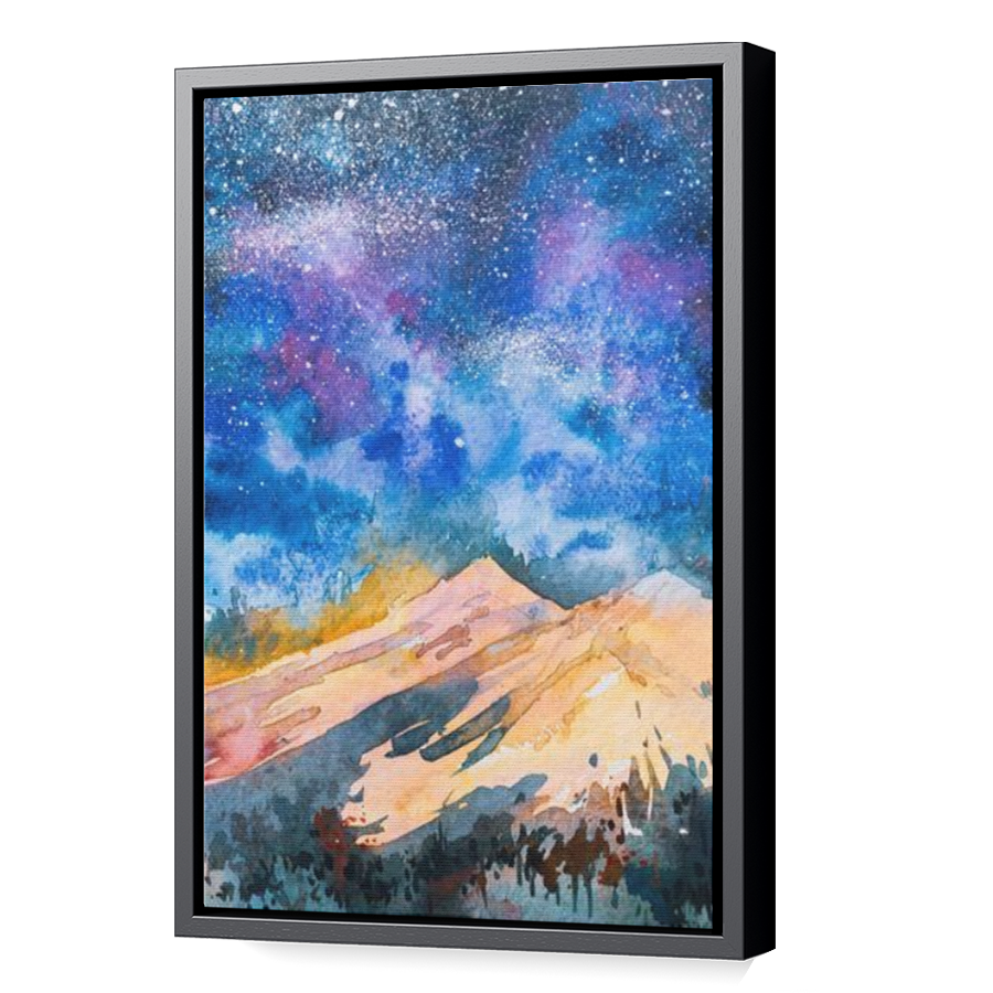Thumbnail for Canvas - Black Floating Frame