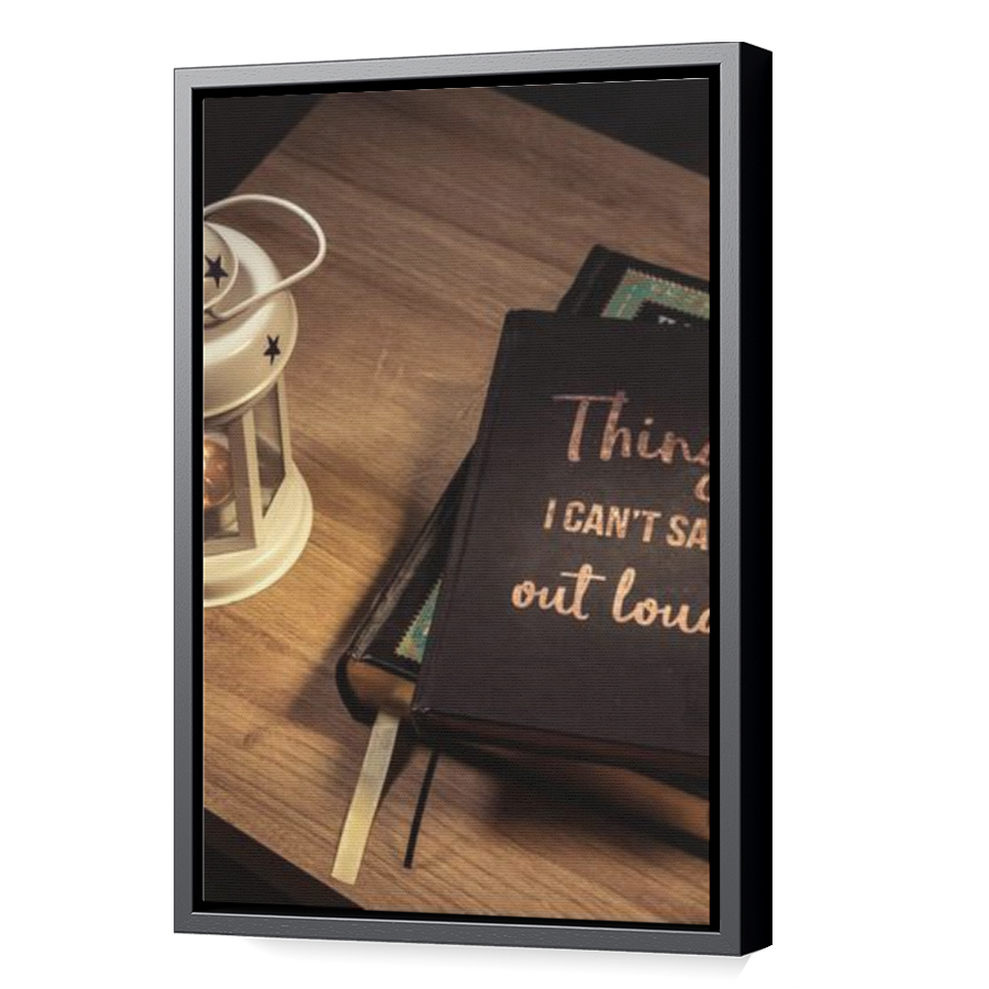 Thumbnail for Canvas - Black Floating Frame