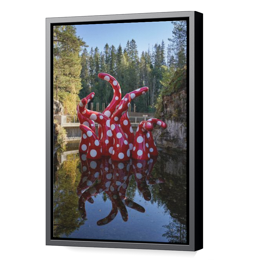Thumbnail for Canvas - Black Floating Frame