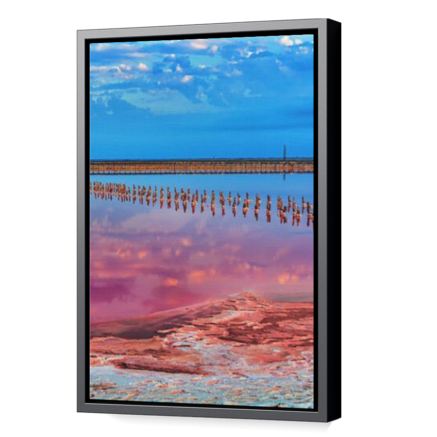Thumbnail for Canvas - Black Floating Frame