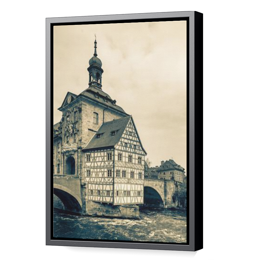 Thumbnail for Canvas - Black Floating Frame
