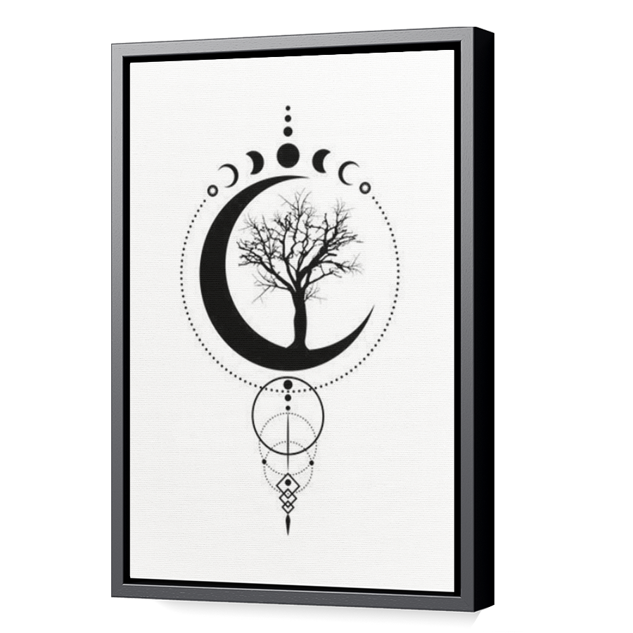 Thumbnail for Canvas - Black Floating Frame