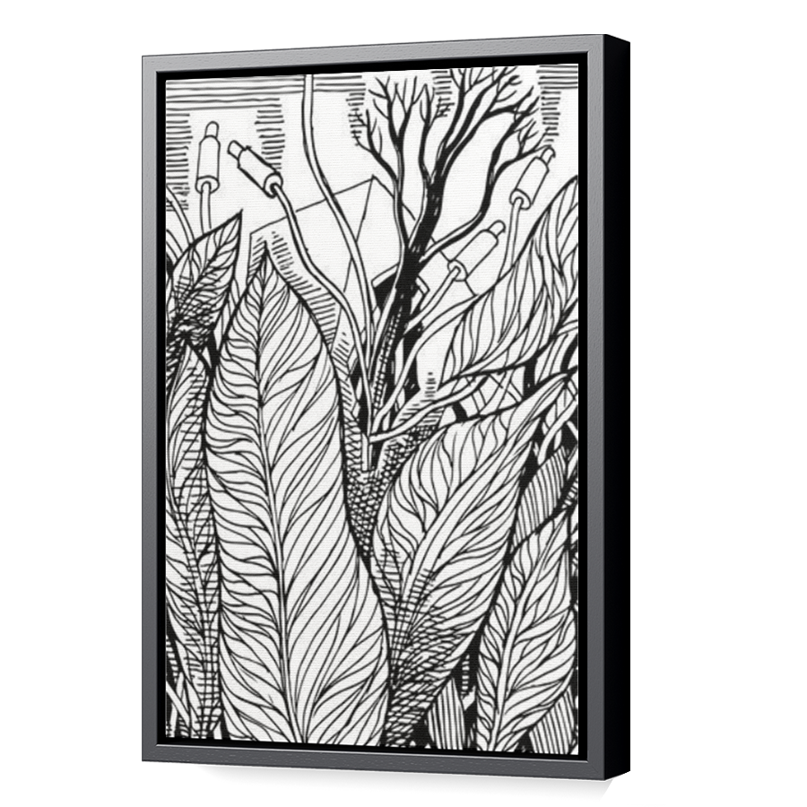 Thumbnail for Canvas - Black Floating Frame