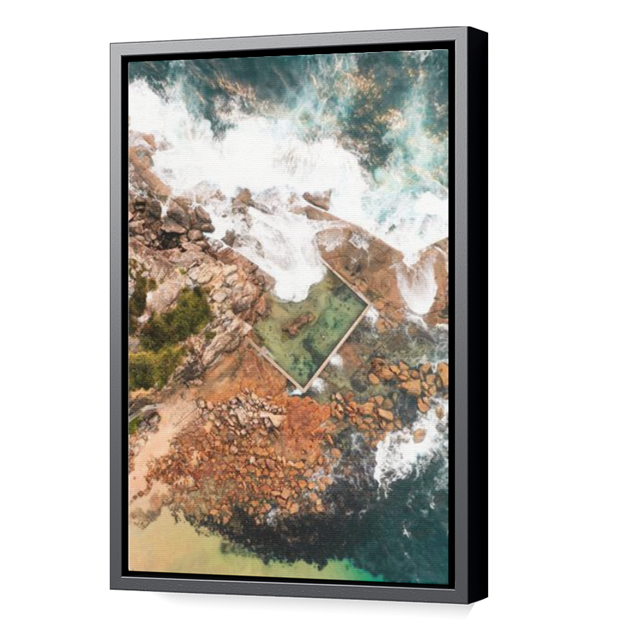 Thumbnail for Canvas - Black Floating Frame