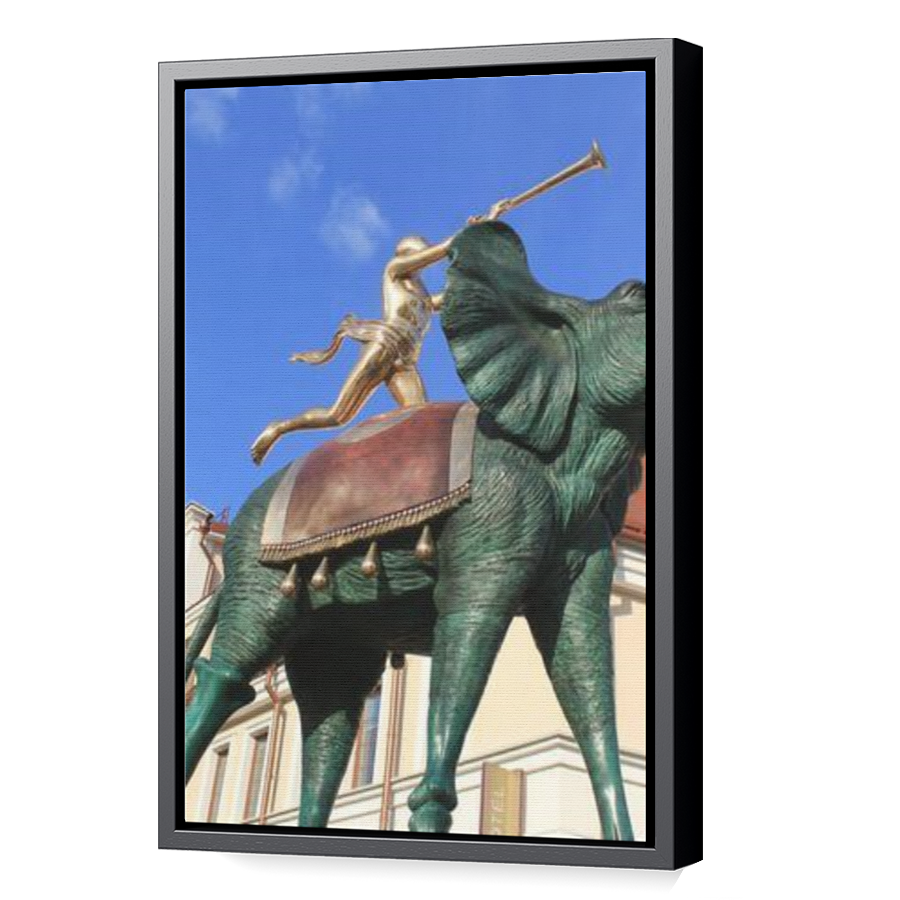 Thumbnail for Canvas - Black Floating Frame