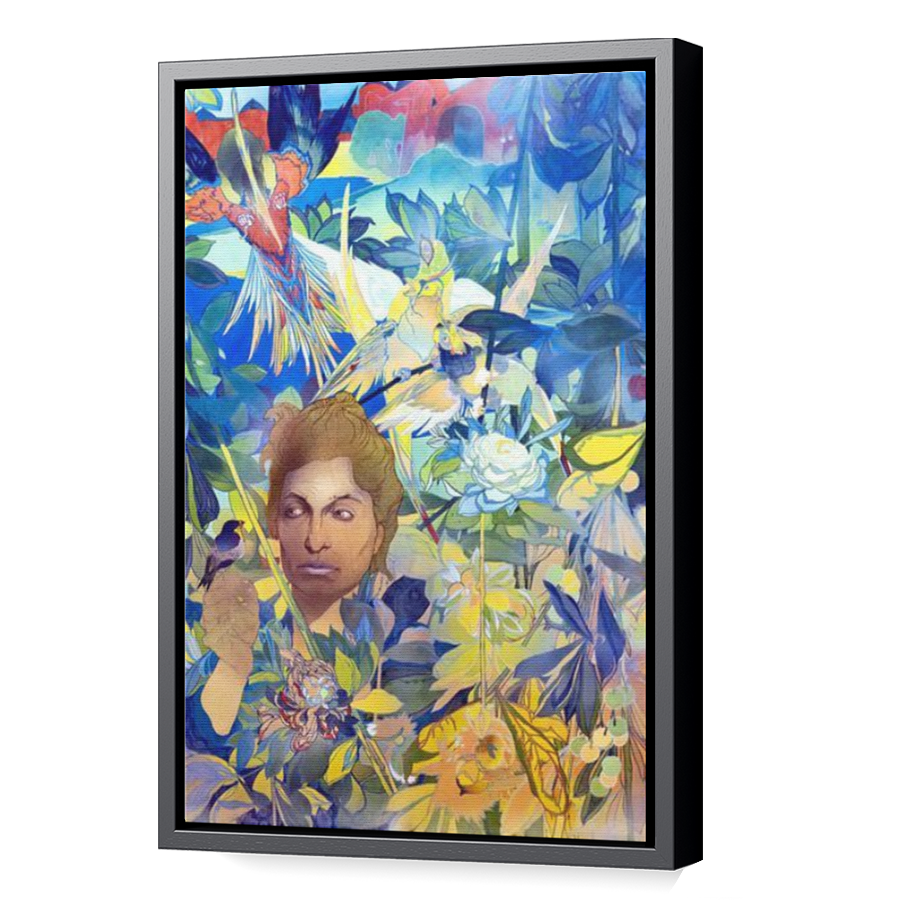 Thumbnail for Canvas - Black Floating Frame