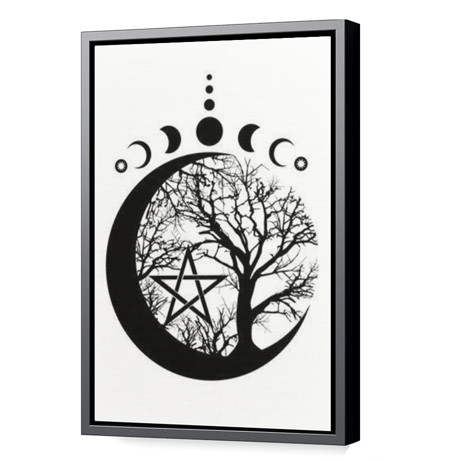 Thumbnail for Canvas - Black Floating Frame
