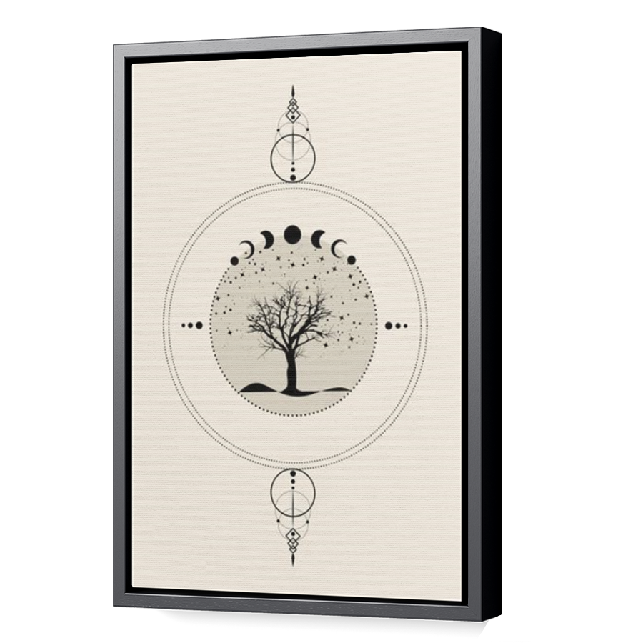 Thumbnail for Canvas - Black Floating Frame