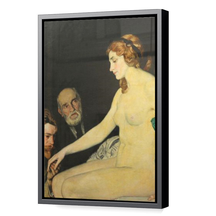 Thumbnail for Canvas - Black Floating Frame