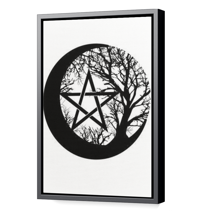 Thumbnail for Canvas - Black Floating Frame
