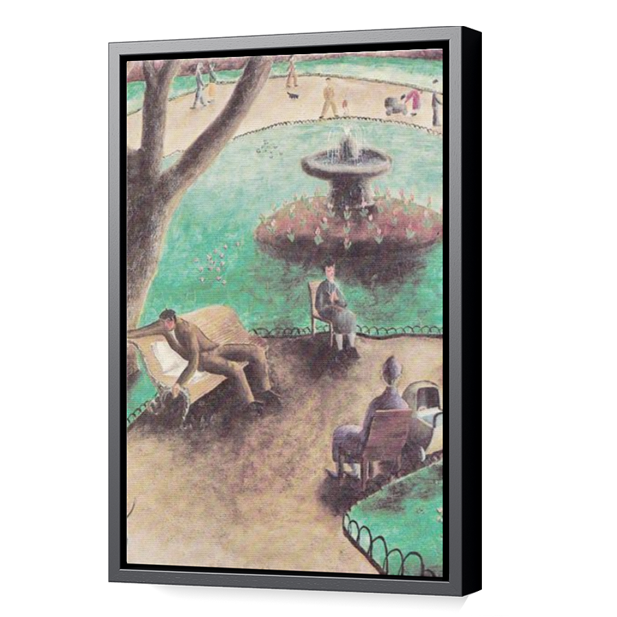 Thumbnail for Canvas - Black Floating Frame