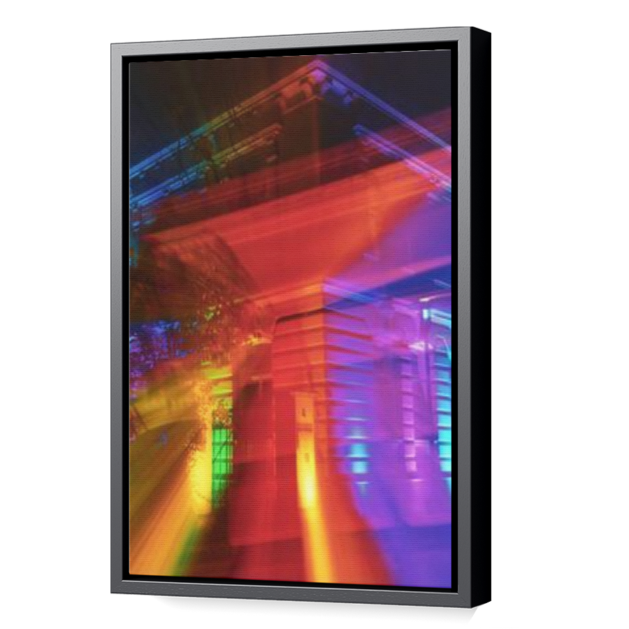 Thumbnail for Canvas - Black Floating Frame