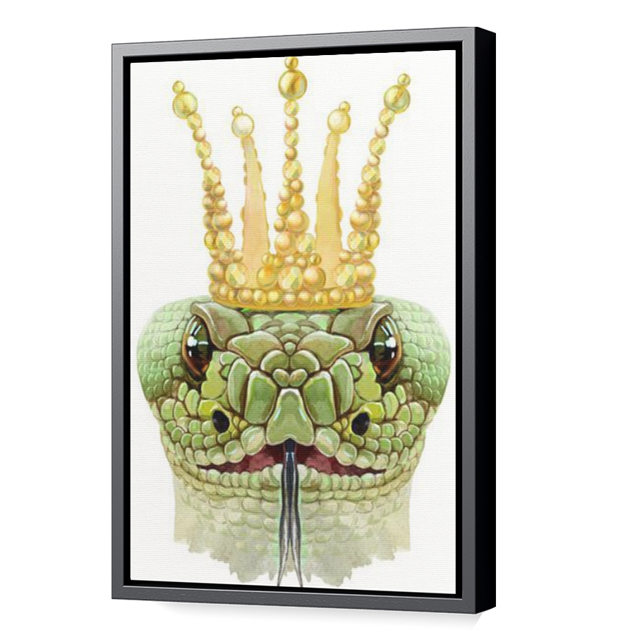 Thumbnail for Canvas - Black Floating Frame