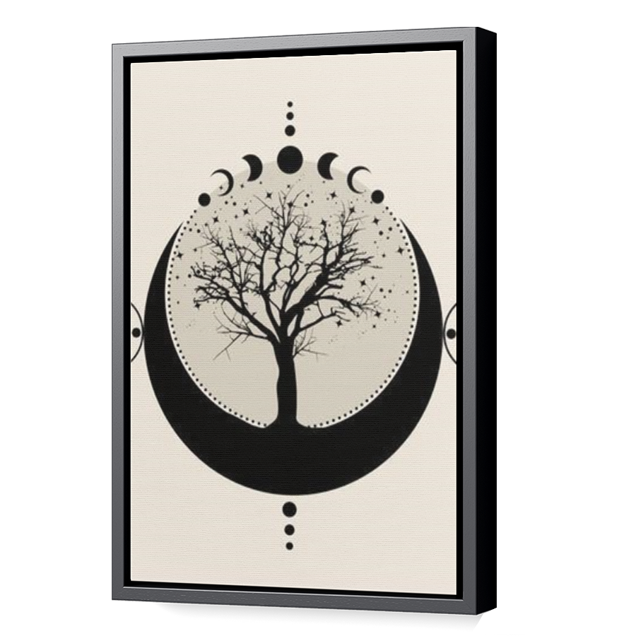 Thumbnail for Canvas - Black Floating Frame