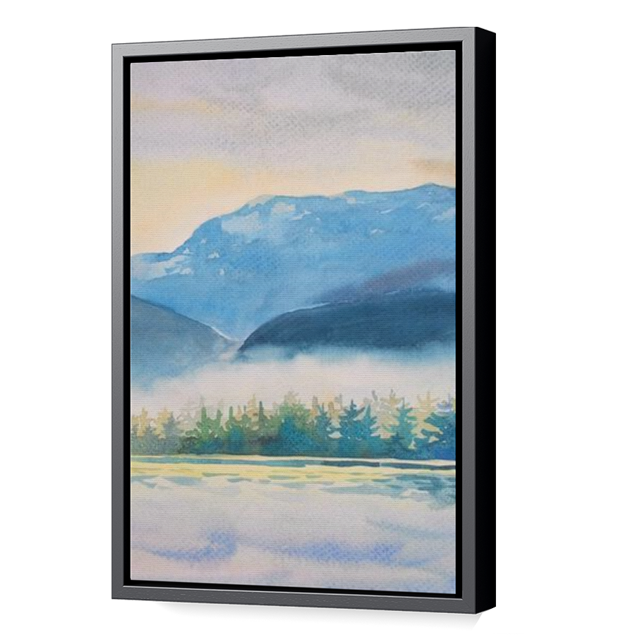 Thumbnail for Canvas - Black Floating Frame