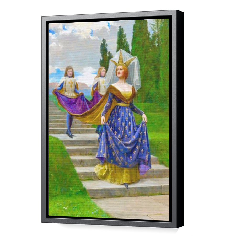 Thumbnail for Canvas - Black Floating Frame