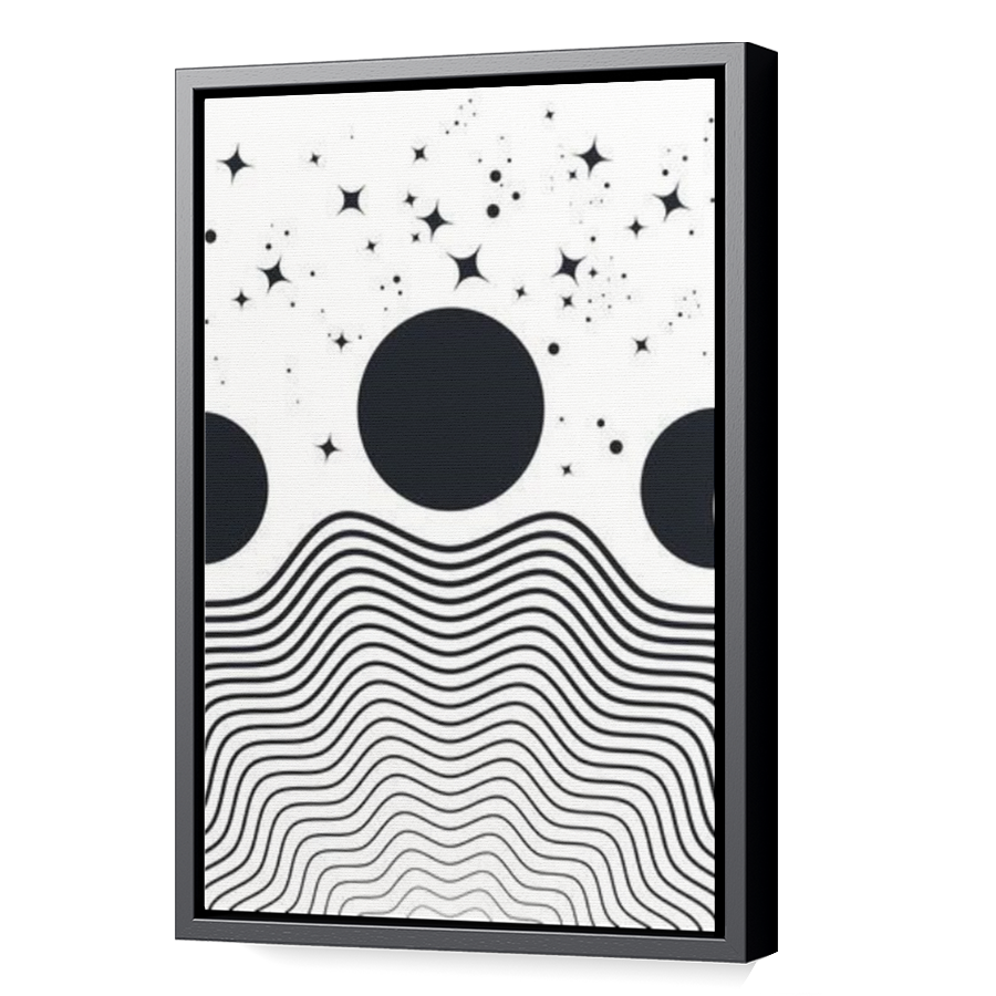 Thumbnail for Canvas - Black Floating Frame