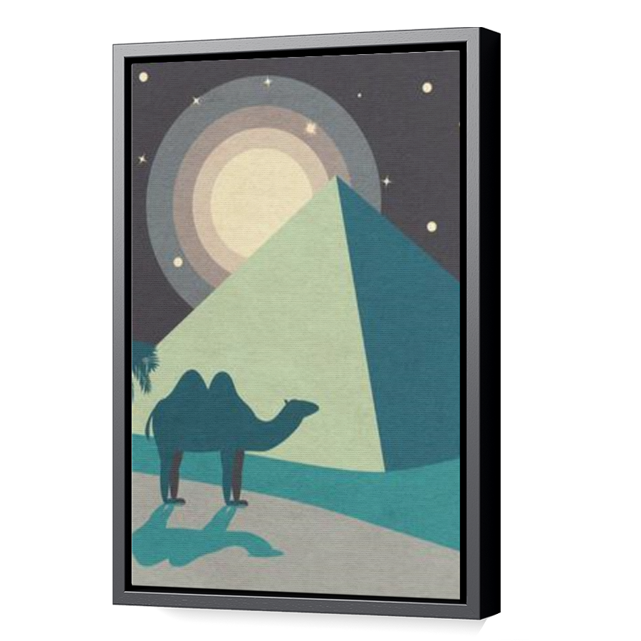 Thumbnail for Canvas - Black Floating Frame