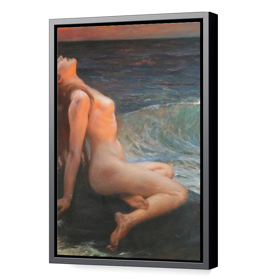 Thumbnail for Canvas - Black Floating Frame